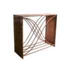 Ivyline Outdoor X Shape Rust Log Storage H88Cm D100Cm