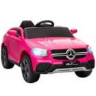 AIYAPLAY Mercedes-Benz GLC Licensed Kids Ride on Car with Remote, Pink