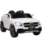 AIYAPLAY Mercedes-Benz GLC Licensed Kids Ride on Car with Remote, White