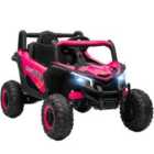 AIYAPLAY Kids Electric Car with Remote Control for Kids 3-5 Years, Pink