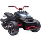 AIYAPLAY 12V Kids Electric Ride On Car, Battery Powered Ride On ATV, Black