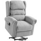 HOMCOM Power Lift Recliner Chair for Elderly with Remote Control, Grey