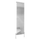 Heizmann 1800X544Mm Single Flat Panel Designer Radiator Chrome
