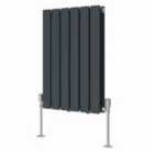 Heizmann 600X408Mm Double Flat Panel Designer Radiator Anthracite