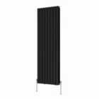 Heizmann 1600X544Mm Double Flat Panel Designer Radiator Black