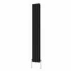 Heizmann 1800X272Mm Double Flat Panel Designer Radiator Black
