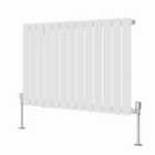 Heizmann 600X884Mm Single Flat Panel Designer Radiator White
