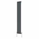 Heizmann 1800X272Mm Single Flat Panel Designer Radiator Anthracite