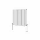 Heizmann 600X590Mm Double Oval Column Designer Radiator White