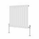 Heizmann 600X612Mm Single Flat Panel Designer Radiator White