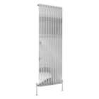 Heizmann 1600X680Mm Single Flat Panel Designer Radiator Chrome