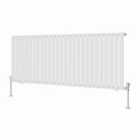 Heizmann 600X1593Mm Single Oval Column Designer Radiator White