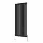 Heizmann 1600X680Mm Single Flat Panel Designer Radiator Black