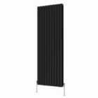 Heizmann 1800X680Mm Double Flat Panel Designer Radiator Black