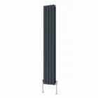 Heizmann 1600X272Mm Double Flat Panel Designer Radiator Anthracite