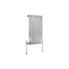 Heizmann 600X408Mm Single Flat Panel Designer Radiator Chrome