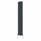 Heizmann 1800X272Mm Double Flat Panel Designer Radiator Anthracite