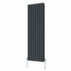 Heizmann 1600X544Mm Double Flat Panel Designer Radiator Anthracite