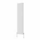 Heizmann 1800X408Mm Double Flat Panel Designer Radiator White