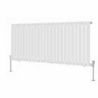 Heizmann 600X1416Mm Single Oval Column Designer Radiator White