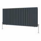 Heizmann 600X1428Mm Double Flat Panel Designer Radiator Anthracite