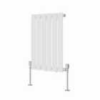 Heizmann 600X408Mm Single Flat Panel Designer Radiator White