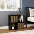GFW Kube 2X2 Storage Kube Black/Walnut