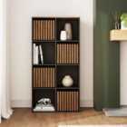 GFW Kube 2X4 Storage Kube Black/Walnut