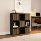 GFW Kube 3X3 Storage Kube Black/Walnut