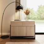 GFW Taite 3 Door 2 Drawer Sideboard Oak