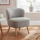 GFW Evie Teddy Accent Chair Grey