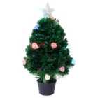 Robert Dyas 45cm Fibre Optic Christmas Tree with Star