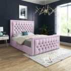 Ds Living Kingston Bed - Kingsize - 5Ft - Pink