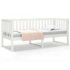 vidaXL Day Bed White 75x190 cm Solid Wood Pine