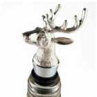 Selbrae House Stag Bottle Stopper - Silver