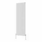 Heizmann 1800X590Mm Double Oval Column Designer Radiator White