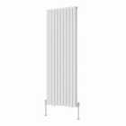 Heizmann 1600X590Mm Double Oval Column Designer Radiator White