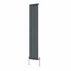 Heizmann 1800X354Mm Single Oval Column Designer Radiator Anthracite