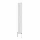 Heizmann 1800X236Mm Double Oval Column Designer Radiator White