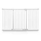 Safetots Extra Tall Elite Safety Gate, 170Cm - 179Cm, Matt White, Extra Tall 96.8Cm In Height, Pressure Fit Stair Gate