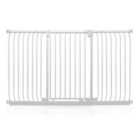 Safetots Extra Tall Elite Safety Gate, 179Cm - 188Cm, Matt White, Extra Tall 96.8Cm In Height, Pressure Fit Stair Gate