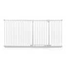 Safetots Extra Tall Elite Safety Gate, 216Cm - 225Cm, Matt White, Extra Tall 96.8Cm In Height, Pressure Fit Stair Gate
