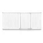 Safetots Extra Tall Elite Safety Gate, 234Cm - 243Cm, Matt White, Extra Tall 96.8Cm In Height, Pressure Fit Stair Gate