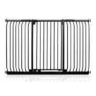 Safetots Extra Tall Elite Safety Gate, 179Cm - 188Cm, Matt Black, Extra Tall 96.8Cm In Height, Pressure Fit Stair Gate