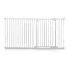 Safetots Extra Tall Elite Safety Gate, 189Cm - 198Cm, Matt White, Extra Tall 96.8Cm In Height, Pressure Fit Stair Gate