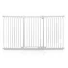 Safetots Extra Tall Elite Safety Gate, 197Cm - 206Cm, Matt White, Extra Tall 96.8Cm In Height, Pressure Fit Stair Gate