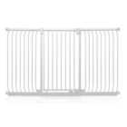 Safetots Extra Tall Elite Safety Gate, 188Cm - 197Cm, Matt White, Extra Tall 96.8Cm In Height, Pressure Fit Stair Gate