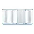 Safetots Extra Tall Elite Safety Gate, 225Cm - 234Cm, Matt Grey, Extra Tall 96.8Cm In Height, Pressure Fit Stair Gate