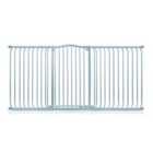 Safetots Extra Tall Curved Top Safety Gate, 188Cm - 197Cm, Matt Grey, Extra Tall 100Cm In Height, Pressure Fit Stair Gate