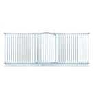 Safetots Extra Tall Curved Top Safety Gate, 271Cm - 280Cm, Matt Grey, Extra Tall 100Cm In Height, Pressure Fit Stair Gate